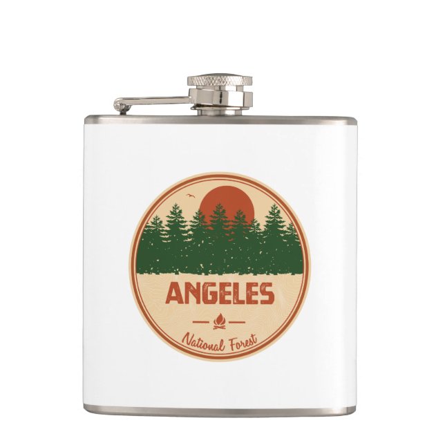 Angeles National Forest Hip Flask (Front)
