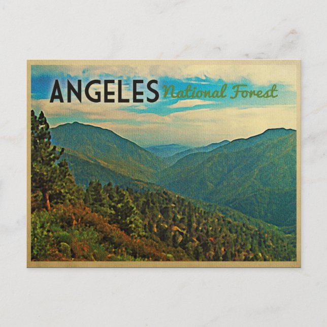 Angeles National Forest Postcard (Front)