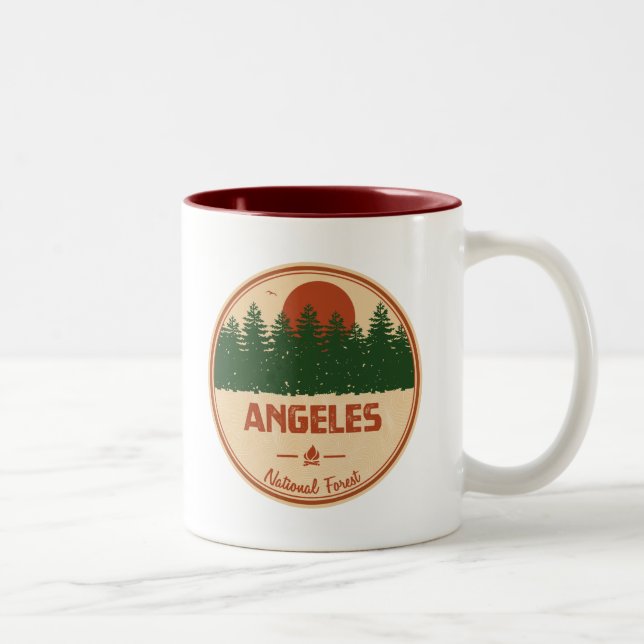Angeles National Forest Two-Tone Coffee Mug (Right)