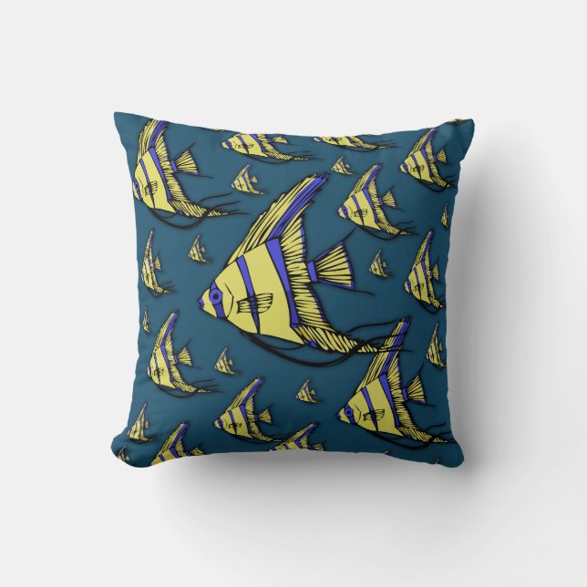 Angelfish #3 cushion (Front)