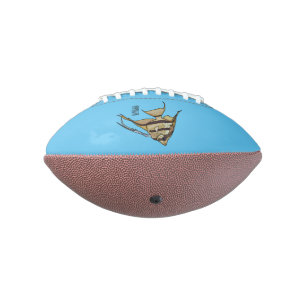 Angelfish cartoon illustration american football