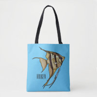 Angelfish cartoon illustration
