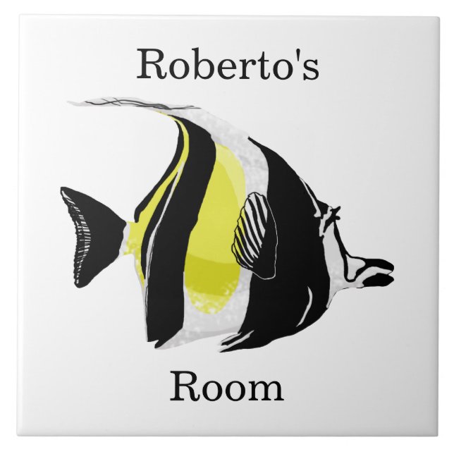 Angelfish Kids room  Tile (Front)