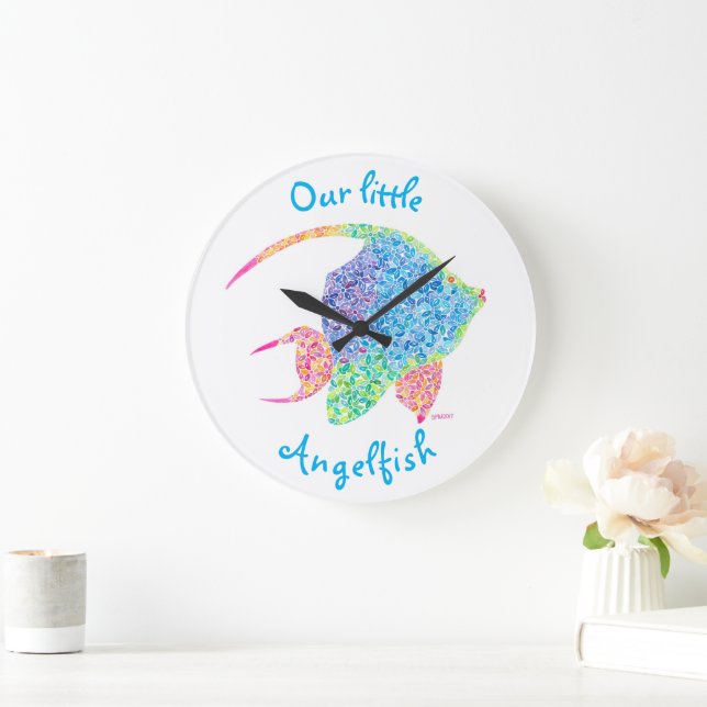 Angelfish wall clock (Home)