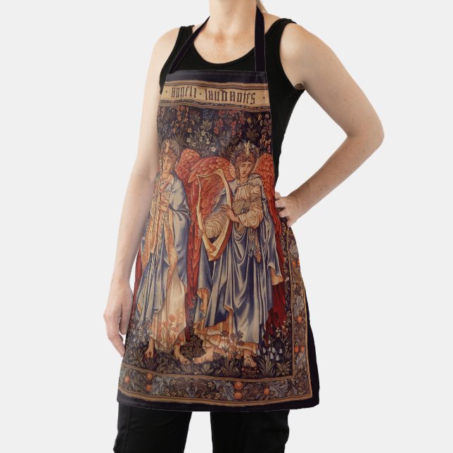 Angeli Laudantes by Sir Edward Coley Burne Jones Apron (Insitu)