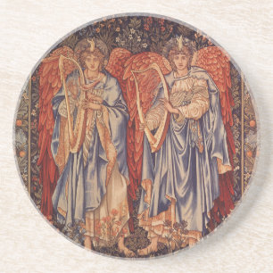 Angeli Laudantes by Sir Edward Coley Burne Jones Coaster