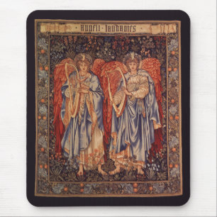 Angeli Laudantes (Praising Angels) by Burne Jones Mouse Mat