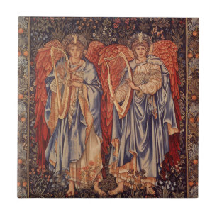 Angeli Laudantes (Praising Angels) by Burne Jones Tile