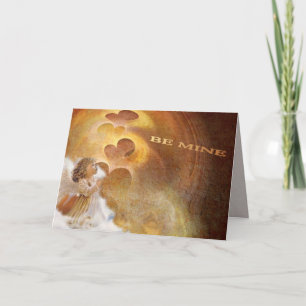 Angelic Be Mine Valentine’s Day Card