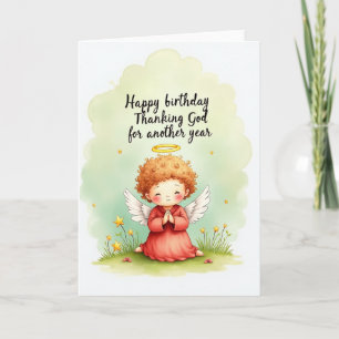 Angelic Birthday Card
