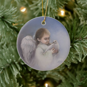 Angelic Blessings Ceramic Tree Decoration