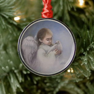 Angelic Blessings Metal Tree Decoration