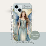 Angelic Blue Fairy Case-Mate iPhone Case<br><div class="desc">Add a touch of magic to your iPhone with our Angelic Blue Fairy iPhone Case! This case is not just a phone protector, it's an expression of your enchanting personality. The design incorporates a divine blue fairy, her wings shimmering in ethereal blue hues, instantly transporting you to a whimsical fairy...</div>