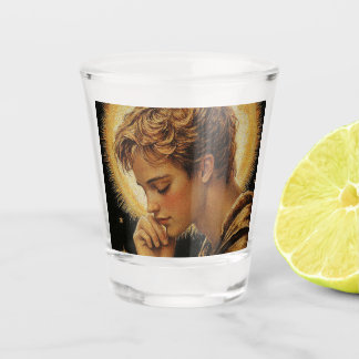 Angelic bra in Pointillism Shot Glass