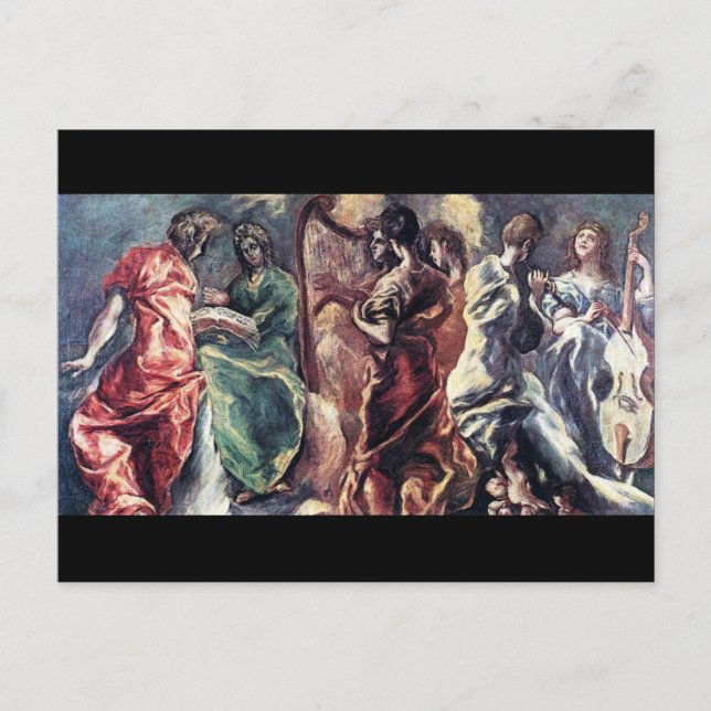 Angelic Concert by El Greco ( Theotokopoulos) Postcard (Front)