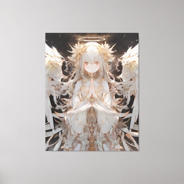 Angelic Echoes Canvas Print (Front)