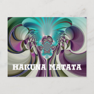 Angelic Hakuna Matata Gifts HeartCustom Product Postcard