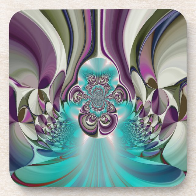 Angelic Hakuna Matata Purple Heart.jpg Coaster (Front)