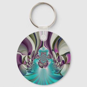 Angelic Hakuna Matata Purple Heart.jpg Key Ring