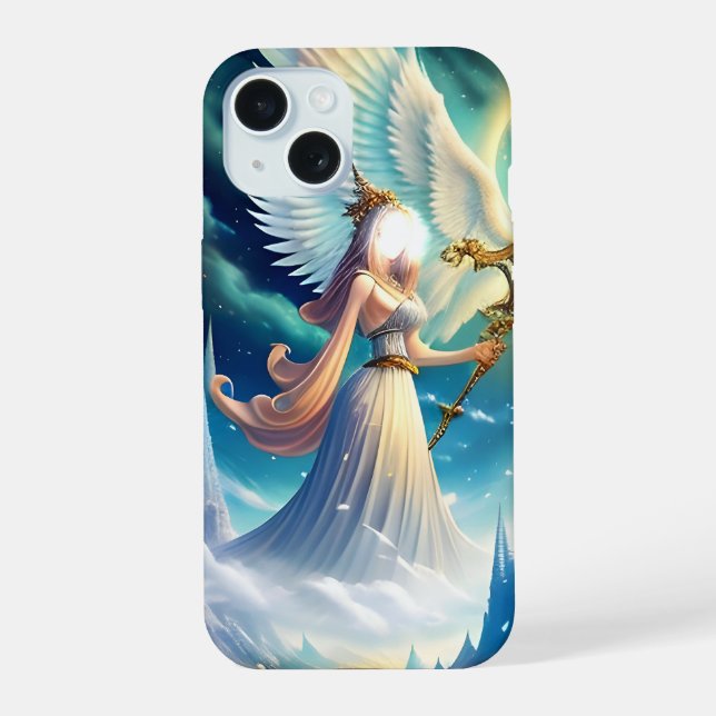 Angelic Landscape Two iPhone 15 Case (Back)