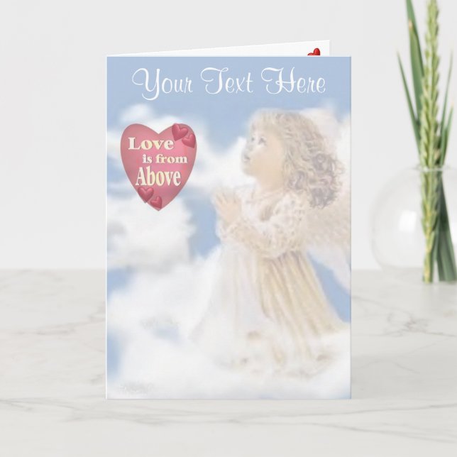 Angelic Love Is From Above Card (Front)