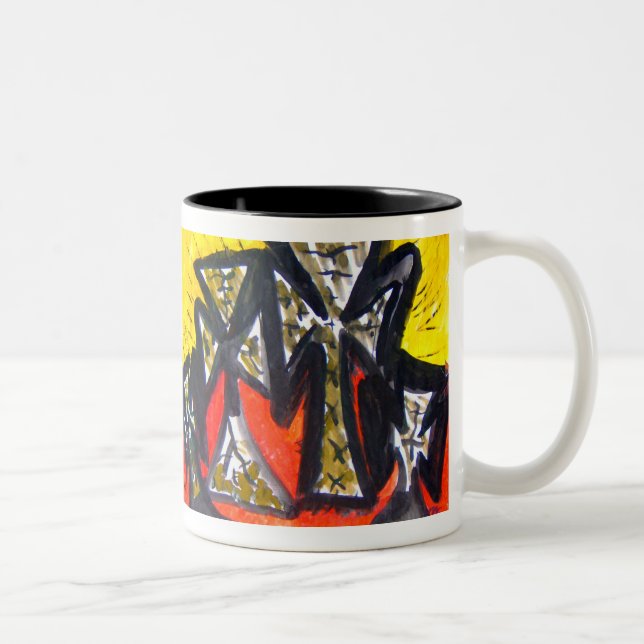 "Angelic March" Two-Tone Coffee Mug (Right)