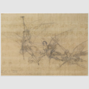 Angelic Music Decoupage Paper