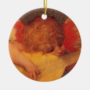 Angelic Musician Ceramic Tree Decoration