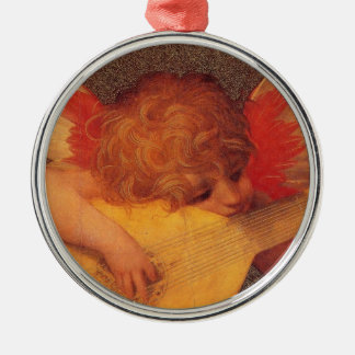 Angelic Musician Metal Tree Decoration