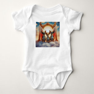 Angelic Paws Above the Clouds Baby Bodysuit