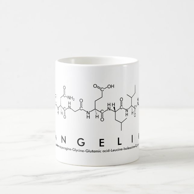 Angelic peptide name mug (Center)
