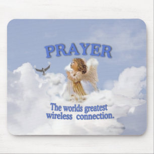 Angelic Prayer Worlds Greatest Wireless Connection Mouse Mat