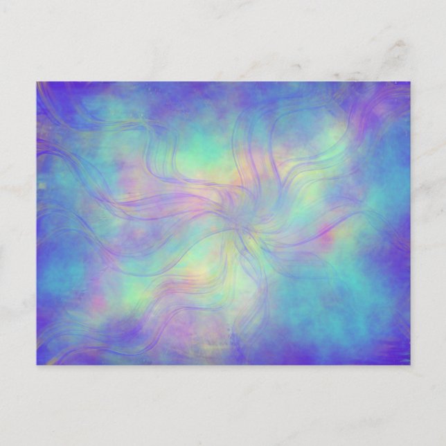 Angelic Presence Modern Christian Prophetic Art Postcard (Front)