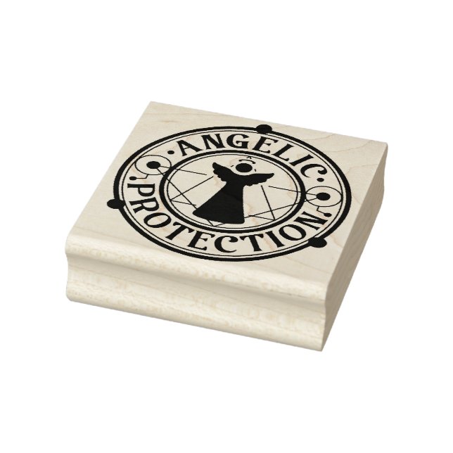 Angelic Protection Rubber Stamp (Stamp)