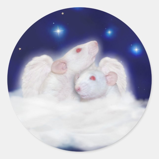 Angelic Ratties Sticker (Front)