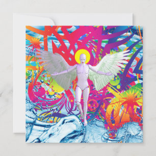 Angelic Robot Card