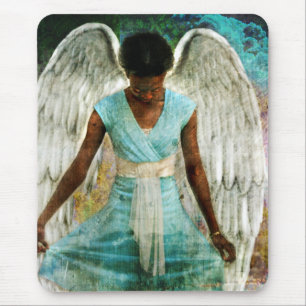 Angelic Thanks Mouse Mat