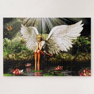 Angelic Thoughts Jigsaw Puzzle