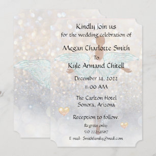 Angelic Wedding Invitation 2