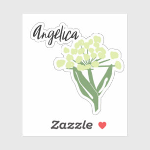 Angelica Herb Jar Sticker
