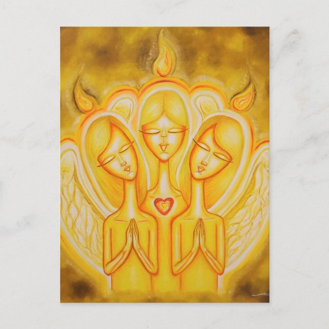 Angelical Fire Postcard (Front)