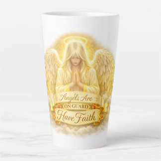 AngelicFaith GlodenHeart Latte Mug