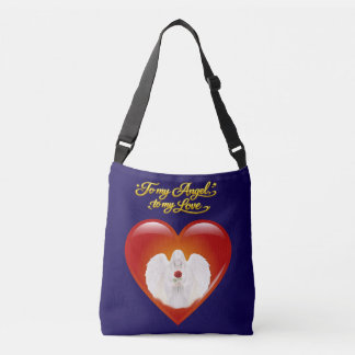 AngelicFaith GoldenHeart Crossbody Bag