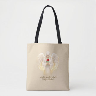 AngelicFaith GoldenHeart Tote Bag
