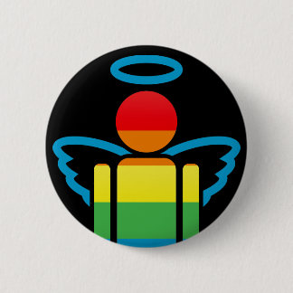 angelicon. 6 cm round badge