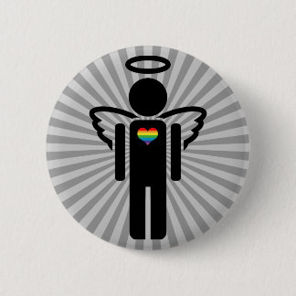 angelicon. 6 cm round badge