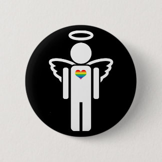 angelicon. 6 cm round badge