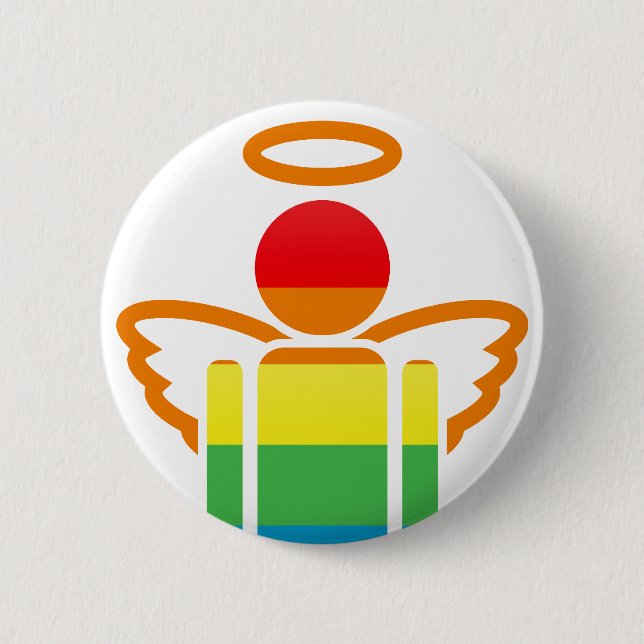 angelicon. 6 cm round badge (Front)