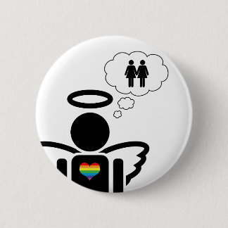 angelicon. girl dreams. 6 cm round badge