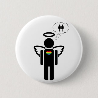 angelicon. girl dreams. 6 cm round badge